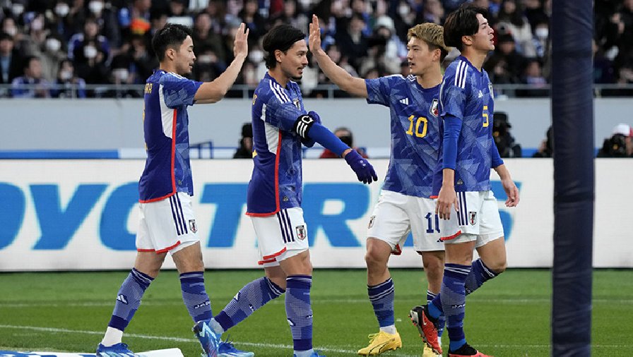 ĐT Nhật Bản vẫn được coi alf ứng cử viện mạnh nhất tại Asian Cup 2024