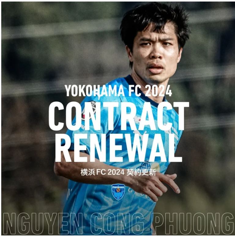 Công Phượng gia hạn hợp đồng với Yokohama FC