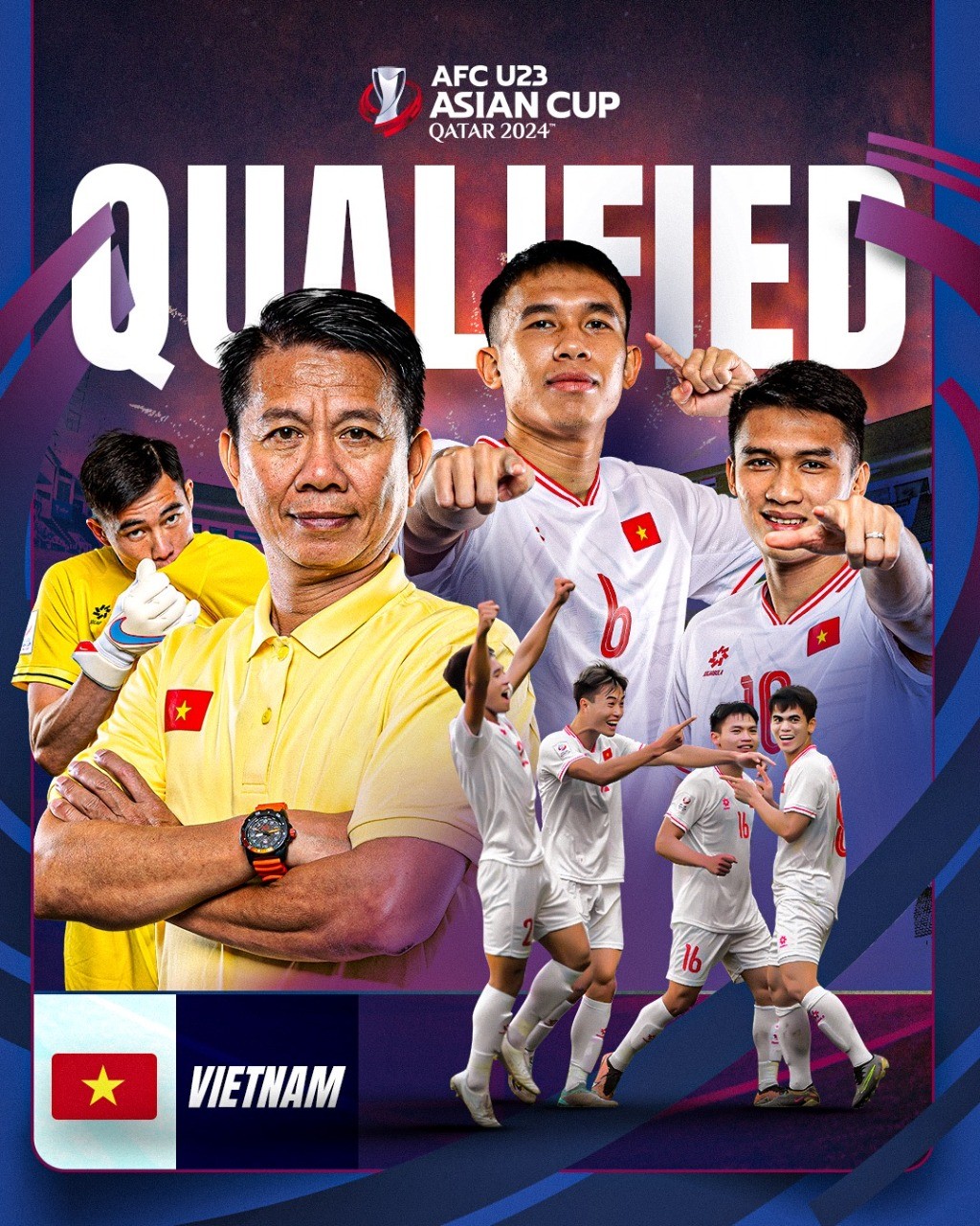 U23 Việt Nam chính thức góp mặt ở Tứ kết U23 châu Á 2024